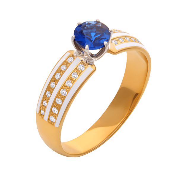 "Delight" with a sapphire