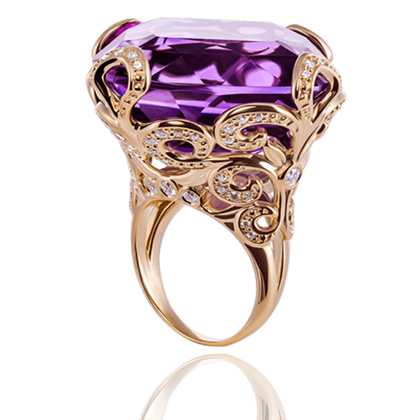 Cocktail ring "Queen"