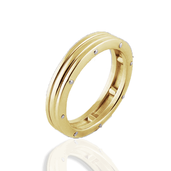 "Lines of Fate" in yellow gold (woman