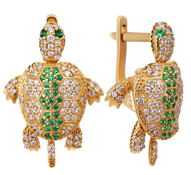 "Turtles" earrings